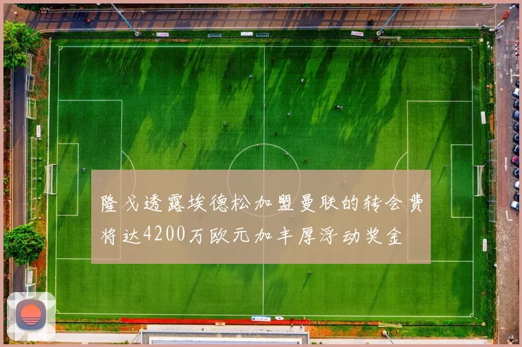 隆戈透露埃德松加盟曼联的转会费将达4200万欧元加丰厚浮动奖金